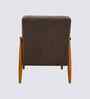 Armari Boucle Fabric Arm Chair In Brown Colour