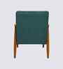 Armari Boucle Fabric Arm Chair In Green Colour
