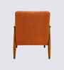 Armari Boucle Fabric Arm Chair In Orange Colour