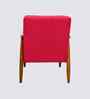 Armari Boucle Fabric Arm Chair In Red Colour
