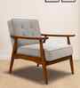 Armari Boucle Fabric Arm Chair In White Colour