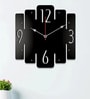 Armin Engineered Wood Black Wall Clock