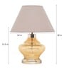 Arnie Amber Glass Table Lamp