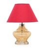 Arnie Amber Glass Table Lamp
