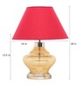 Arnie Amber Glass Table Lamp