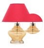 Arnie Amber Glass Table Lamp