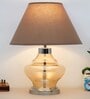 Arnie Amber Glass Table Lamp