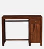 Arno Sheesham Wood Writing Table In Honey Oak Finish