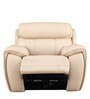 Arnold 1 Seater Recliner in Beige Colour
