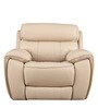 Arnold 1 Seater Recliner in Beige Colour