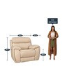 Arnold 1 Seater Recliner in Beige Colour