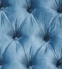 Arnova Velvet Wing Chair in Blue Colour