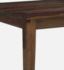 Anzio Sheesham Wood 4 Seater Dining Set In Scratch Resistant Rustic Teak Finish