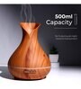 Brown  Electric Diffuser for Home Fragrance Essential Oil Aroma  Colour Changing Lights 200ML Water Capacity