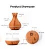 Brown  Electric Diffuser for Home Fragrance Essential Oil Aroma  Colour Changing Lights 200ML Water Capacity
