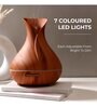 Brown  Electric Diffuser for Home Fragrance Essential Oil Aroma  Colour Changing Lights 200ML Water Capacity