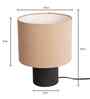 Aromas Beige Table Lamp