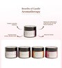 Set Of 4 Multicolor Wax Glass Jar Luxury Scented Candle Gift Set