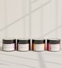 Set Of 4 Multicolor Wax Glass Jar Luxury Scented Candle Gift Set