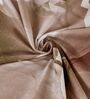 Brown Abstract 180 TC Polyester Double Size Bedsheet With 2 Pillow Covers