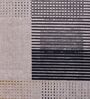 Grey Abstract 180 TC Polyester Double Size Bedsheet With 2 Pillow Covers