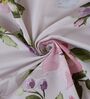 Green Floral 180 TC Polyester Double Size Bedsheet With 2 Pillow Covers