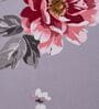 Pink Floral 180 TC Polyester Double Size Bedsheet With 2 Pillow Covers