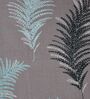 Grey Leaf 180 TC Polyester Double Size Bedsheet With 2 Pillow Covers