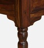 Arpino Sheesham Wood Writing Table In Honey Oak Finish