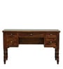 Arpino Sheesham Wood Writing Table In Honey Oak Finish