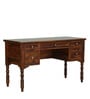 Arpino Sheesham Wood Writing Table In Honey Oak Finish