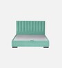 Jacklin Velvet Upholstered  Queen Size Bed In Sea Green Color with Hydraulic Storage