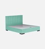 Jacklin Velvet Upholstered  Queen Size Bed In Sea Green Color with Hydraulic Storage