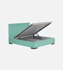 Jacklin Velvet Upholstered  Queen Size Bed In Sea Green Color with Hydraulic Storage