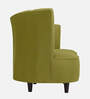 Velma Velvet 1 Seater Accent Chair In Moss Green Colour