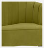 Velma Velvet 1 Seater Accent Chair In Moss Green Colour