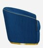Victoria Velvet 1 Seater Sofa In Blue Colour