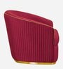 Victoria Velvet 1 Seater Sofa In Maroon Colour