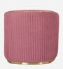 Victoria Velvet 1 Seater Sofa In Onion Pink Colour
