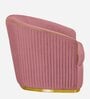 Victoria Velvet 1 Seater Sofa In Onion Pink Colour