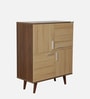 Arrive Cabinet in Columbian Wallnut & Brentwood Teak Finish