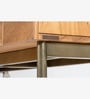 Arrow Bar Cabinet In Teak Finish