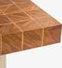 Arrow Coffee Table In New Teak Dark Finish