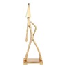 Arrowed Being Gold Aluminium Figurine