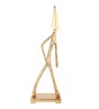 Arrowed Being Gold Aluminium Figurine