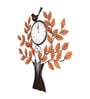 Multicolor Metal Analog Wall Clock