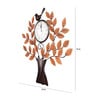 Multicolor Metal Analog Wall Clock