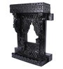 Solid Wood Jharokha in Black Colour