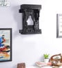 Solid Wood Jharokha in Black Colour