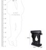 Solid Wood Jharokha in Black Colour